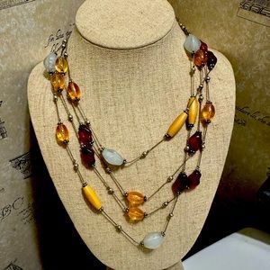 Premier designs multi beaded necklace